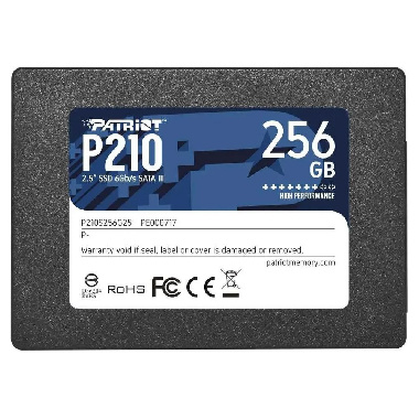 SSD накопитель Patriot P210 P210S256G25 256ГБ, 2.5", SATA III
