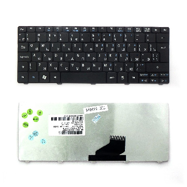 Клавиатура Acer Aspire One 532, 522, 533, D255, D260, D270. Г-образный Enter. ZE6, ZH9, 90.4GS07.C0R