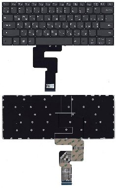 Клавиатура для ноутбука Lenovo IdeaPad 5-14ARE05, 5-14ALC05, 14 G2-ITL серая с подсветкой PR4SB-RU