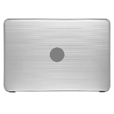 Крышка корпуса ноутбука HP Pavilion 15-ac, 15-af, 15-ay, 15-ba, 250, 255 G4 серебристая